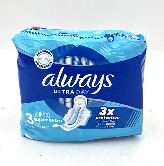 Дамски превръзки Always нощни Super extra 7 бр.