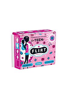 Дамски превръзки Flirt Teen розoви 10 бр.