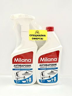 Препарат Milana спрей за баня антикалк+пълнител