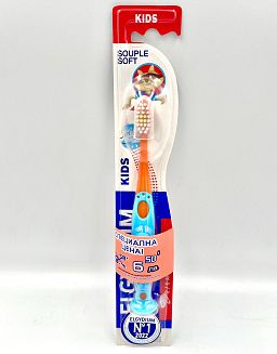 Четка за зъби Elgydium детска Kids 2-6 г. с капаче Промо