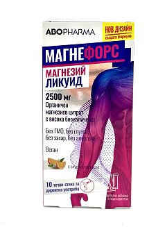 АбоФарма Mg 2500 Ликуид 12 стика Портокал