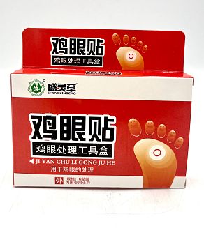 Лепенки за кокоши трън червена кутия 6 бр.