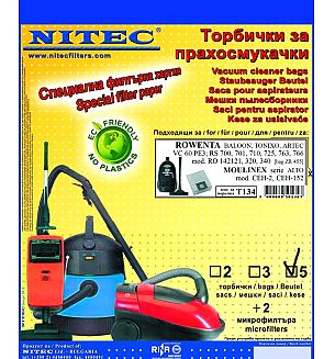 Торби Nitec T134 за прахосмукачка 5 бр.