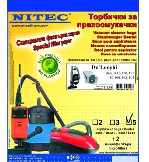 Торби Nitec T158 за прахосмукачка 5 бр.