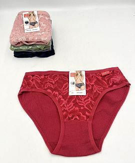 Бикини дамски с дантела рипсени 