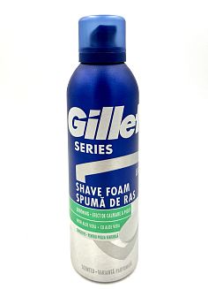Пяна за бръснене Gillette успокояваща синя 200 мл.