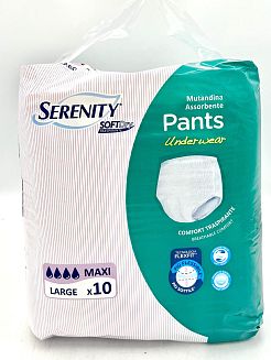 Пелени за възрастни гащи Sеrenity нощни 10 бр.