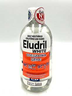 Вода за уста Eludril White Промо 500 мл.