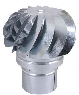 Шапка за комин въртяща Ф200 поцинкована