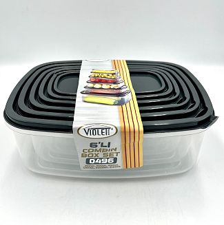 Кутия Violet правоъгълна 0496 6 бр.