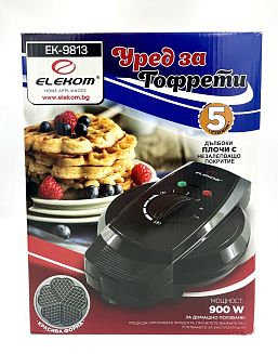 Гофретник Elekom EK-9813 детелина 