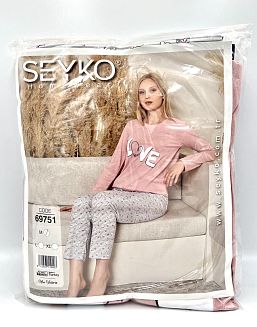 Пижама дамска Seyko 69751 дълъг ръкав