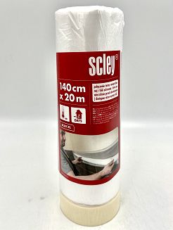 Фолио покривен найлон 140 см. х 20 м. с хартиено тиксо