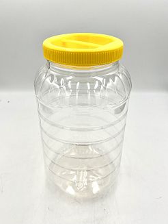 Буркан пластмасов с капак 3 лт.