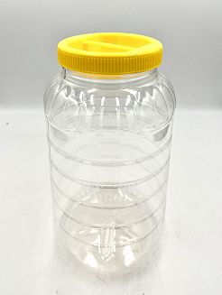 Буркан пластмасов с капак 5 лт.