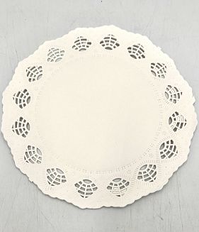 Салфетки дантелени кръгли ф 16 см 100 бр.