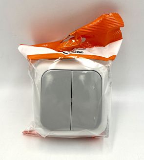 Ключ външен монтаж 2-ен сив Viko Panasonic