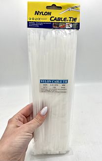 Кабелна връзка свинска опашна 3.6х250 мм. 100 бр.