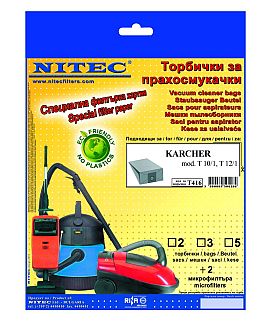 Торби за прахосмукачка NITEC T416 3бр.