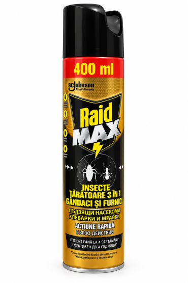 Raid спрей Макс 3в1 кафяв 400 мл