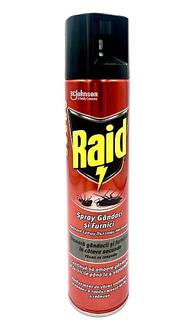 Raid спрей червен обикновен 400 мл.