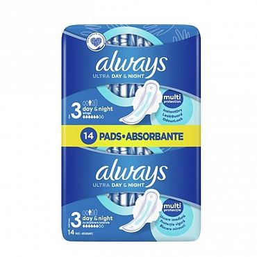 Дамски превръзки Always Duo нощни 14 бр.