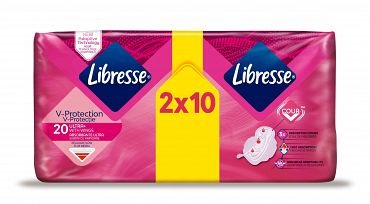 Дамски превръзки Libresse ултра Normal розoв 20 бр.