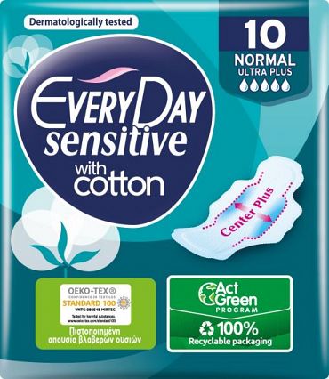 Дамски превръзки Everyday Normal Sensitive 10 бр.
