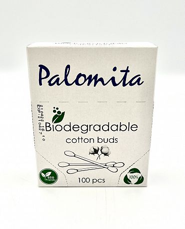 Клечки за уши Palomita биоразградими 100 бр.