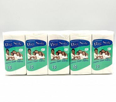 Носни кърпи Big soft класик 10 бр.
