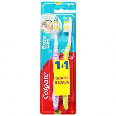 Четка за зъби Colgate Extra Clean 2-ка