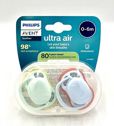 Залъгалка Avent 0-6 Ultra air 087/01 2 бр.