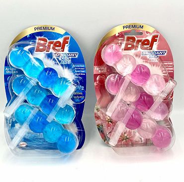 Ароматизатор Bref WC топчета Blilliant gel 3x42 гр.