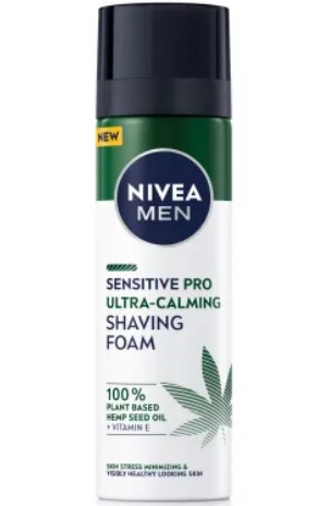 Пяна за бръснене Nivea Sensitive Pro U-calming 200 мл.