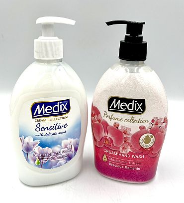 Сапун течен Medix помпа 400 мл.