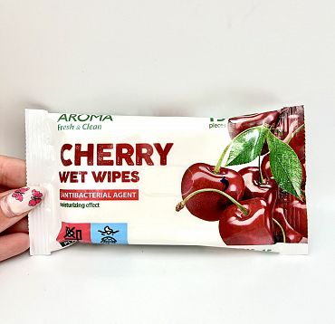 Мокри кърпи Aroma 15 Череша 1 бр.