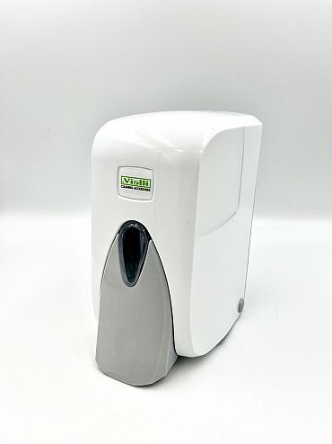 Диспенсър за течен сапун бял Vialli s5 500 мл.