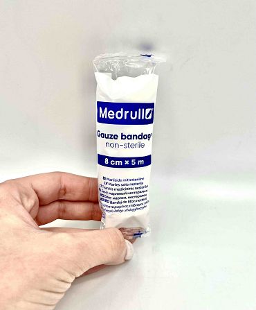 Бинт марлен 8 см / 5 м,