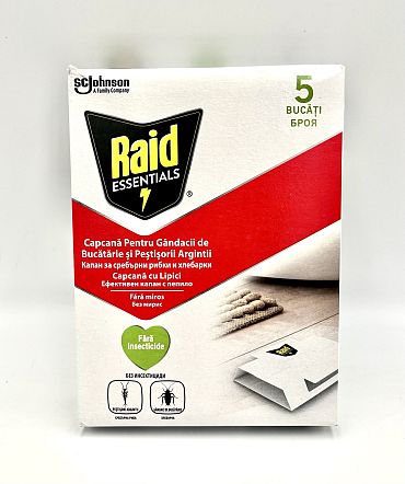 Raid капан за хлебарки 5 бр.