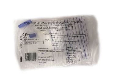 Уринаторна торба стерилна 2 лт.