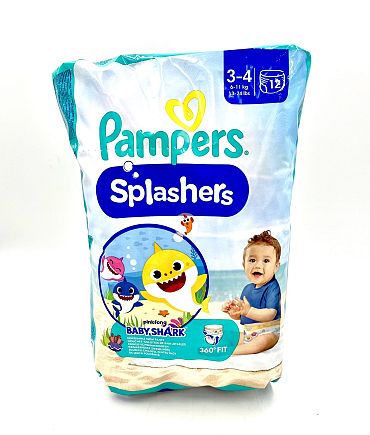 Пелени гащи за басейн Pampers 3-4 6-11 кг. 12 бр.