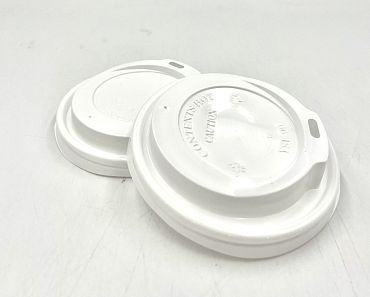 Капак за топла напитка 12 OZ Ф90 бял 100 бр.