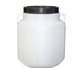 Бидон квадратен бял 20 лт.