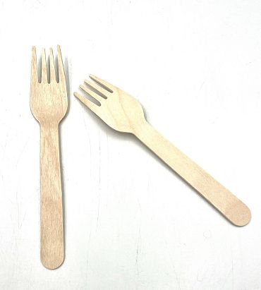 Вилици еднократна употреба дървени 16 см. 100 бр.