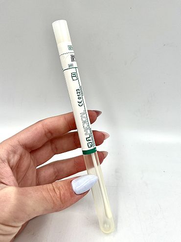 Тампони с памучен край в епруветка