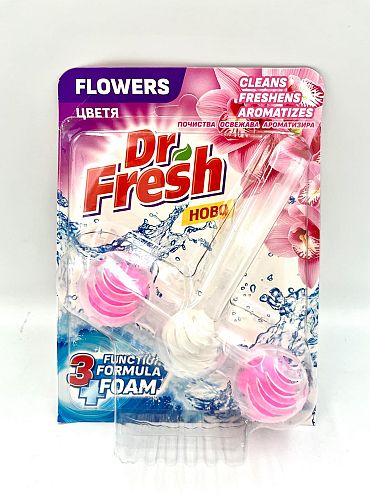Ароматизатор WC Dr Fresh топчета Цветя 50 гр.