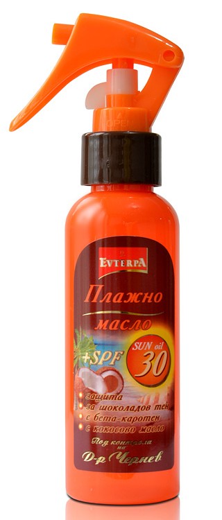 Масло SPF 30 Евтерпа спрей 100 мл.