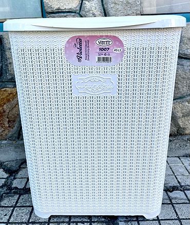 Кош за бельо Виолет дантела 45 лт.