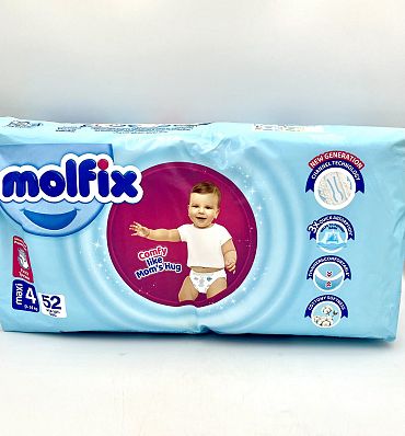 Пелени Molfix №4 52 бр. 9-14 кг.