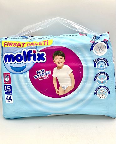 Пелени Molfix гащи №5 12-17 кг. 33 бр.